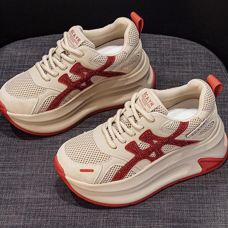 New autumn and winter dad shoes for women's versatile casual sports muffin thick-soled height-increasing Forrest Gump shoes for women