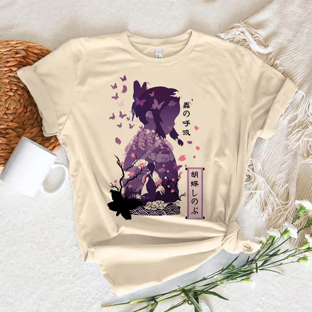 Mitsuri demon slayer t-shirts women harajuku Tee female comic designer funny clothes