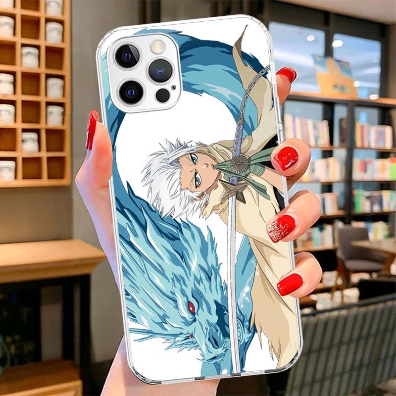 Bleach Hitsugaya Toushirou Cover Phone Case For iPhone 16 17 Air 15 14 Pro Max 16E Phone Case 13 Mini 12 11 7 SE 8 Print Pattern