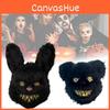 Playful Black Bear Mask For Halloween And Easter Events Ideal For Creative Dress-up