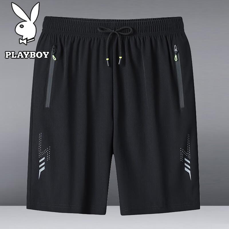 PLAYBOY Men s Summer Quick-Dry Casual Shorts XL