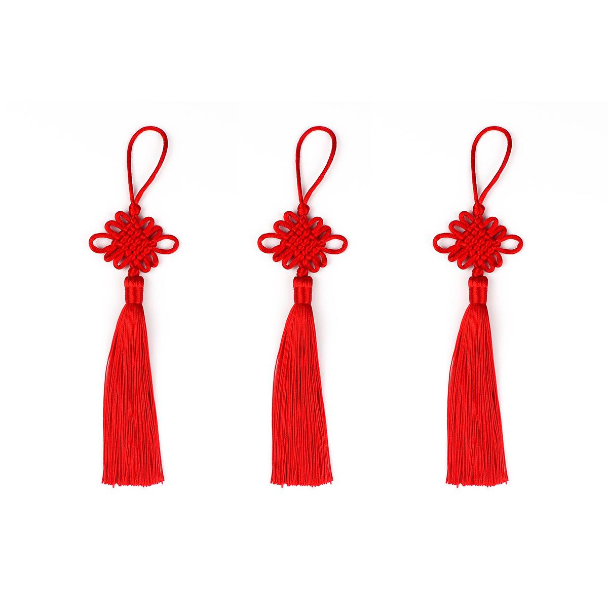 

Chinese Knot Wall Hanging Tassel Lucky Feng Shui Door Decor Braided Classic Ornament Asian Home Decor Living Room Festival Gift