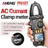 PN107 Clamp Meter Multimeter Digital AC Current Meter 600V AC Voltage True RMS 4000 Count Electrical Capacitance Ohm Test with Digital Display