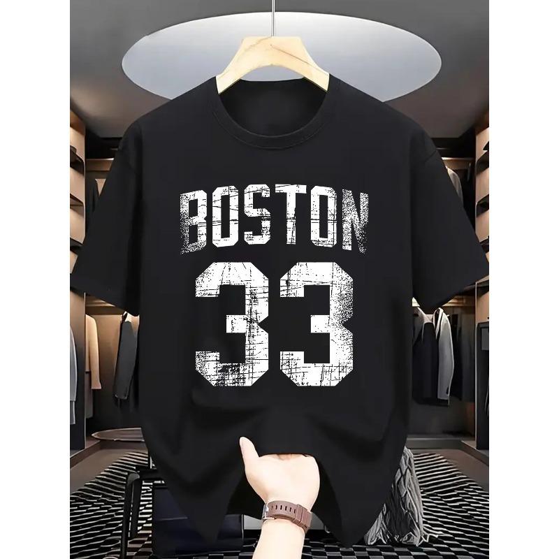 

European sizes Men S Casual Summer T-Shirt- Soft, Round Neck, Short Sleeves, with White Print, Regular Fit for Adults, Suitable for Casual Summer Wear 2XL чёрный