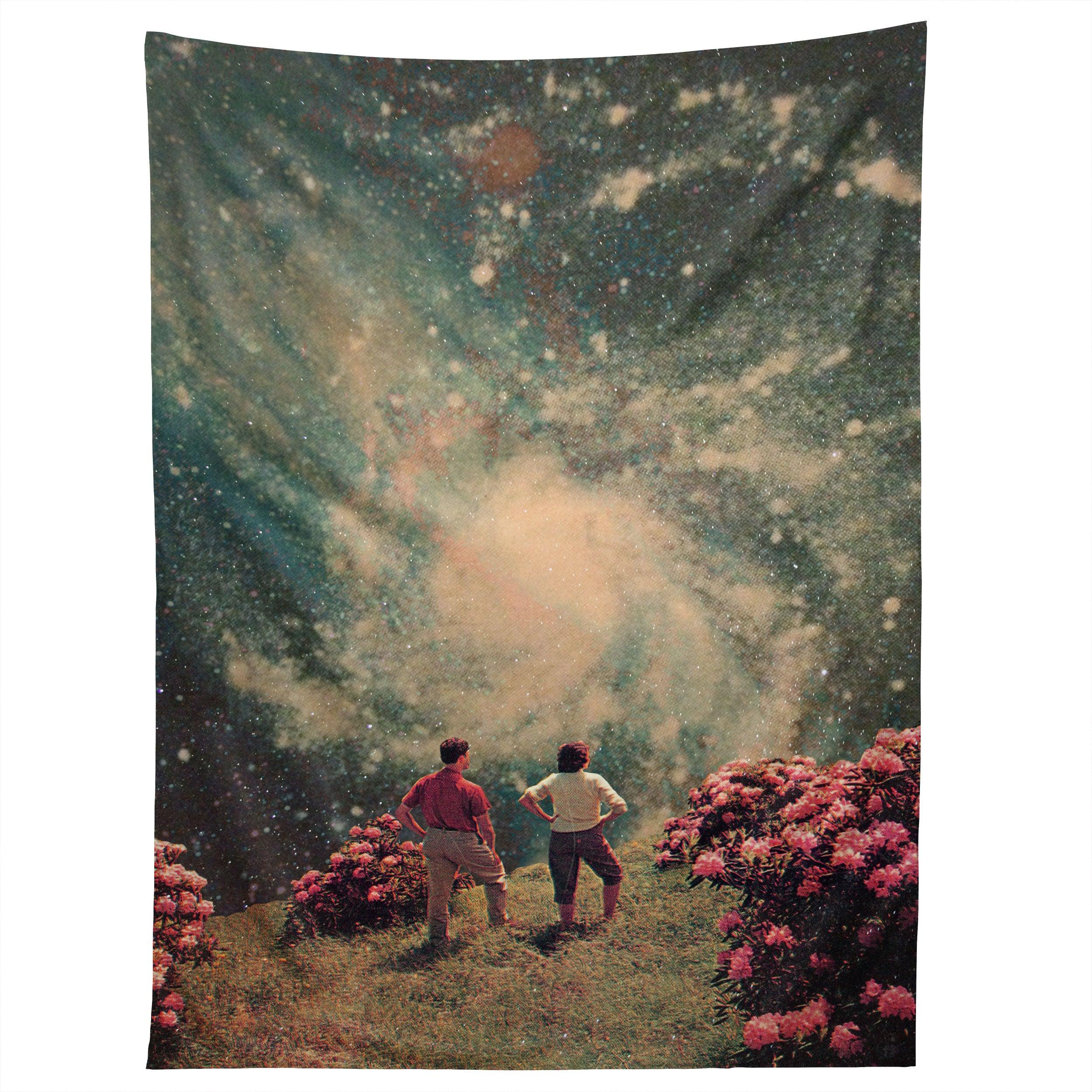 THERE WILL BE LIGHT IN THE END tapestry 75x100
