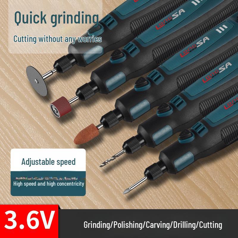 USB Charging Electric Grinder Set for Jade Carving, Mini Electric Screwdriver.