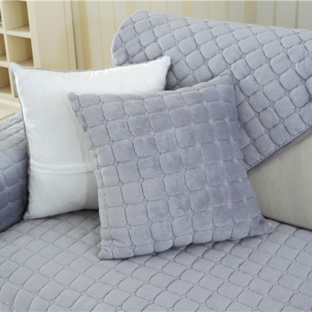 Toalla de sofá acolchada gruesa de terciopelo de felpa, funda de asiento de sofá antideslizante súper suave, funda de sofá de esquina, funda protectora de muebles