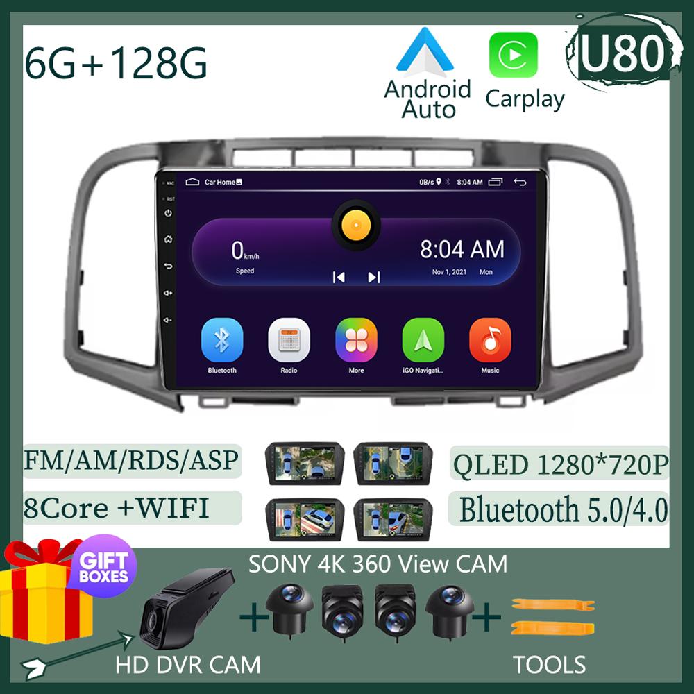 Android 14 Carplay Car Radio For Toyota Venza 2008 - 2016 Multimedia Video Player Navigation GPS Stereo 2Din DVD Head Unit Auto