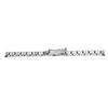 Sxhlseller Stainless Steel Watch Band, Adjustable Length, Double Button Quick Release Metal Watch Strap (12mm)
