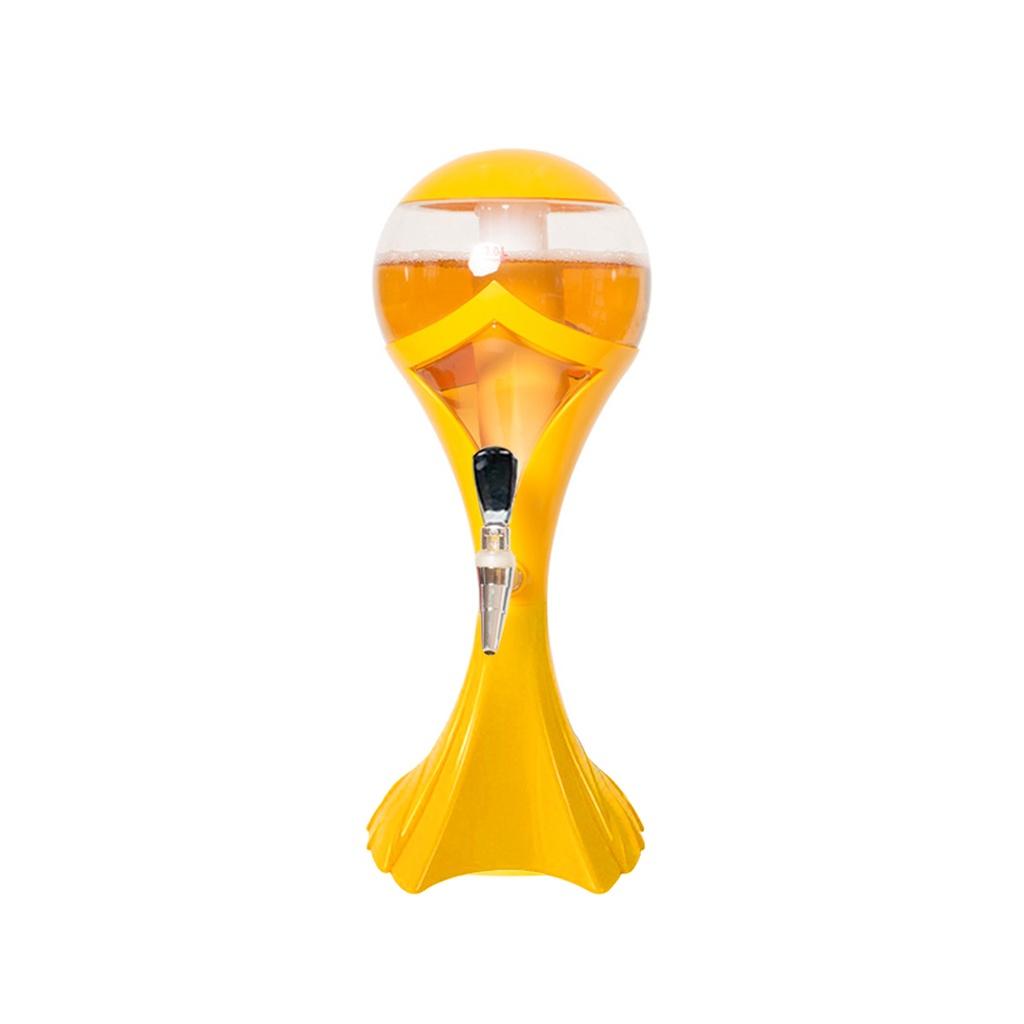 1.5L/3L Ice Core Container Party Wine Beer Water juice Beverage Tabletops Home Bar Liquid Drinking Pourer Bar Beer Tower Dispenser