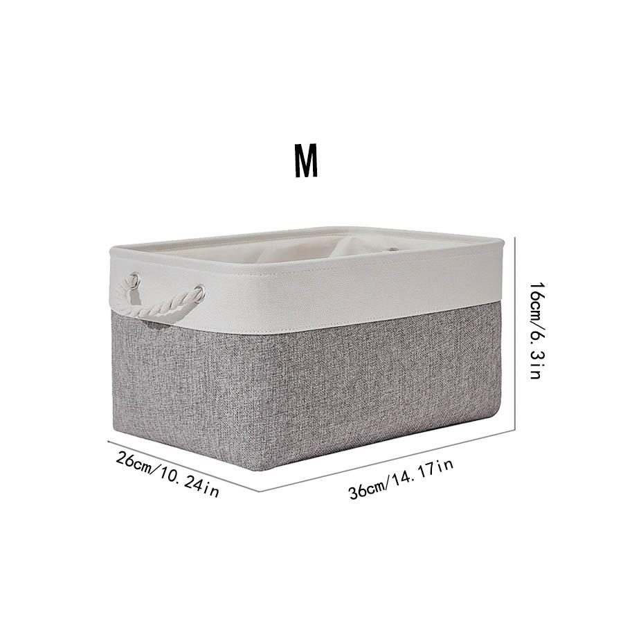 

Складной тканевый контейнер для хранения - Дышащий органайзер для белья, игрушек и одежды, Компактная домашняя корзина