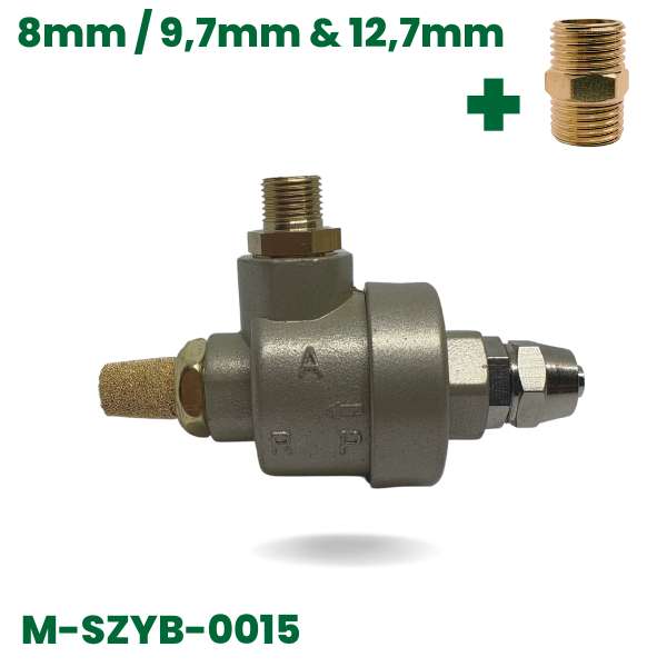 Wytrzymały szybkozrzut, zawór upustowy zbijaka (typ i) 8mm/9,7mm (12,7mm)