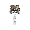 Glitter Acrylic Id Holder Vibrant Retractable Badge Reel Alligator Clip Badge Holder Inspirational Nurse Badge Reel For Nurse
