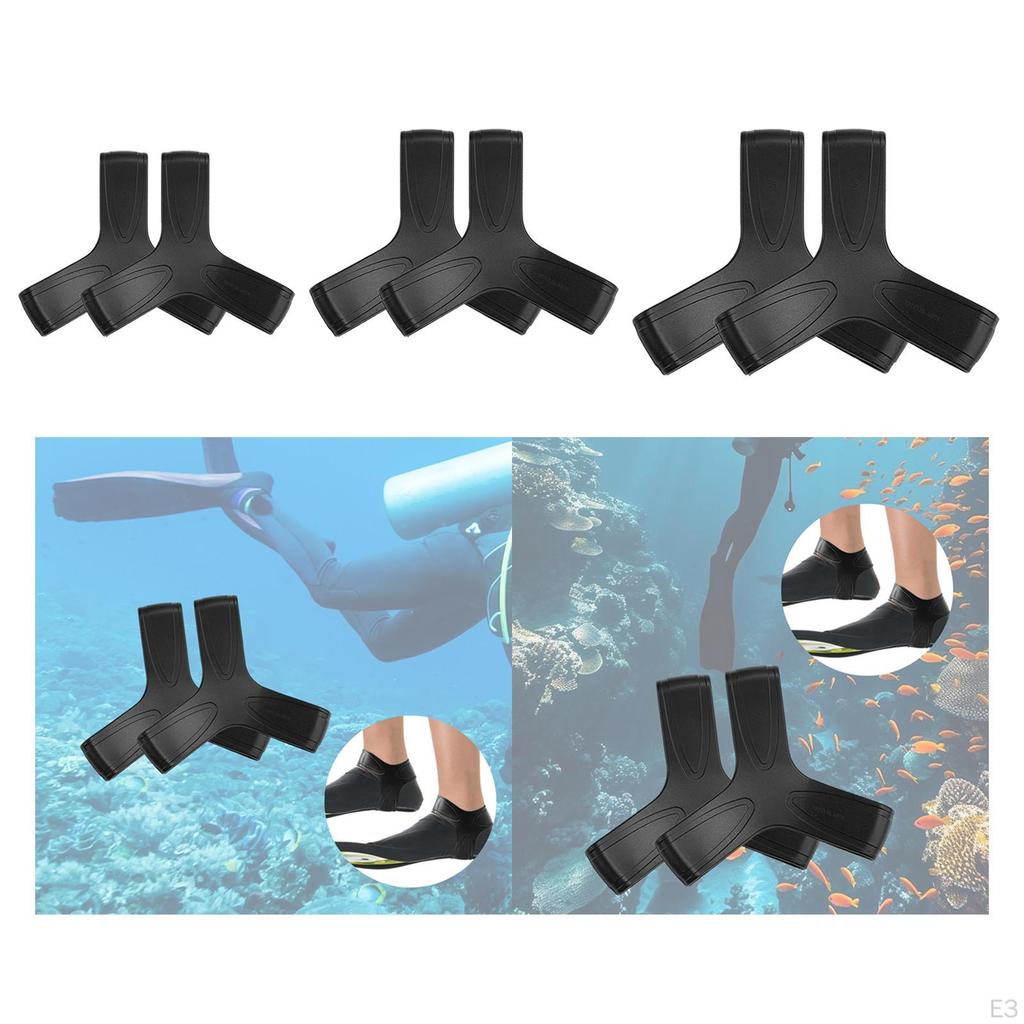 2 Diving Snorkel Fin Straps, Comfortable Straps for Water Sports.