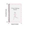75-Day Fitness Challenge Planner Ultimate Fitness & Weight Loss Tracker Spiral-Bound Workout Log For Health & Wellness