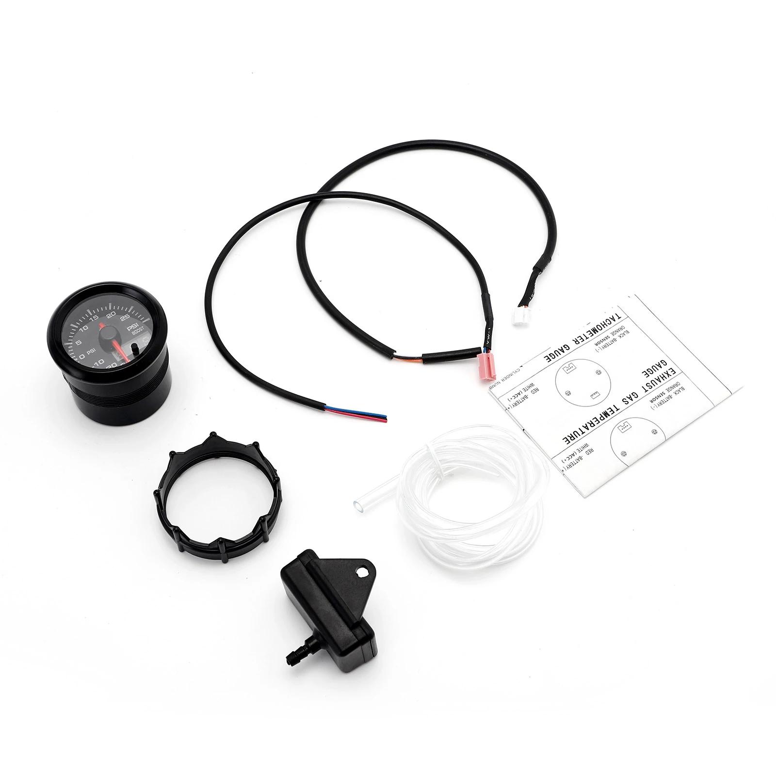 2 52mm Digital & Pointer 7Colors LED Car Turbo Boost Meter Psi Pressure Gauge DOFI Gauge Boost gauge psi