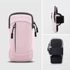 Handy-Armtasche mit zwei Fächern, große Kapazität, Lauf-Armband, leicht, komfortable Passform, sichere Handy-Tasche für Sport