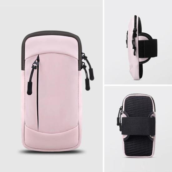 Handy-Armtasche mit zwei Fächern, große Kapazität, Lauf-Armband, leicht, komfortable Passform, sichere Handy-Tasche für Sport