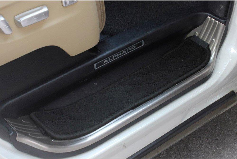 Toyota Alphard 30 Series Vellfire 30 Series Step Mat Entrance Mat Step Guard Black Interior Dress Up 4 Pieces