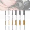 Steel Electric Stainless Drilling Brushes Wire Pipe Brush Hexagonal Cleaning Rod