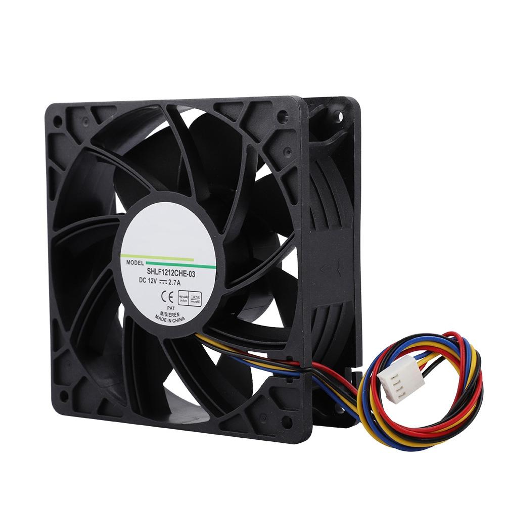 SHLF1212CHE 03 DC12V 2.7A 12CM S9 S7 Fast Heat Dissipation Cooling Fan Cooler