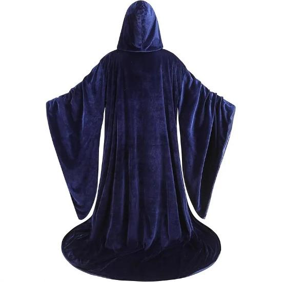 Sorcerer Cosplay Costume Halloween Wizard Cosplay Four Color Outfits Robes Cloaks Halloween Props Men Male