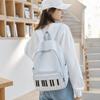 Sac d'école préppy grande capacité Sac à dos en nylon avec motif touches de piano Sac à dos à pois Shopping