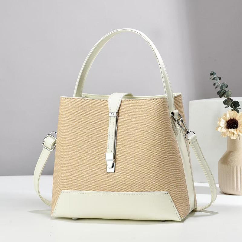 Bucket bag handbag Korean version texture shoulder oblique span bag women's fashion