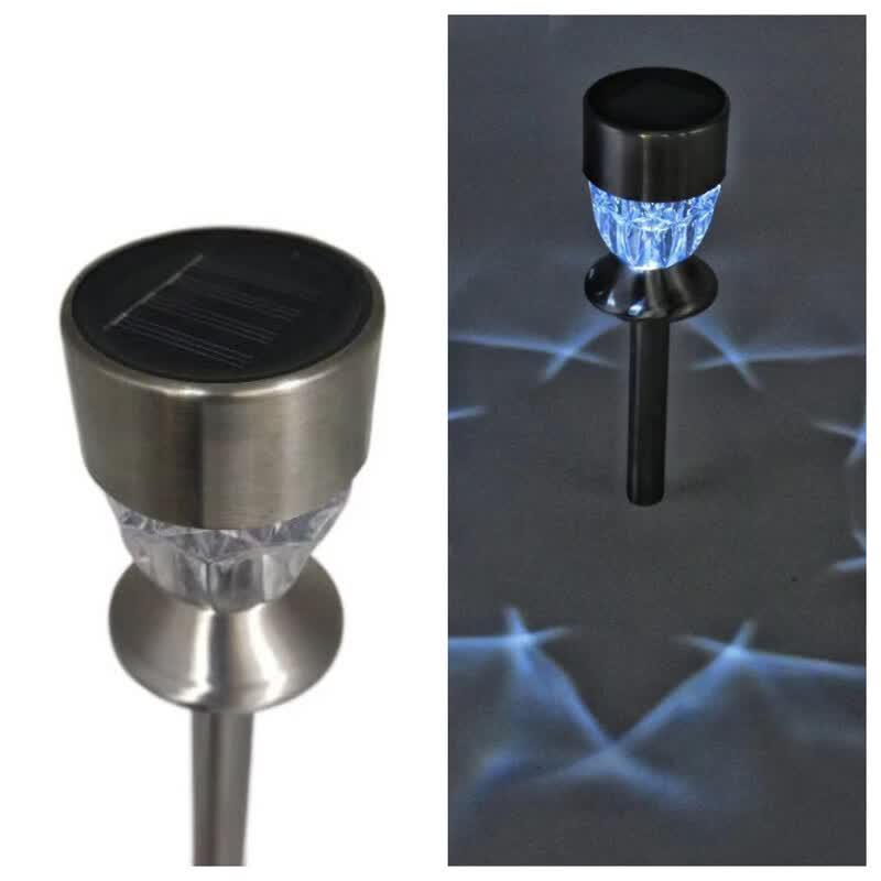 Solar Diamond Garden Pathway Lights