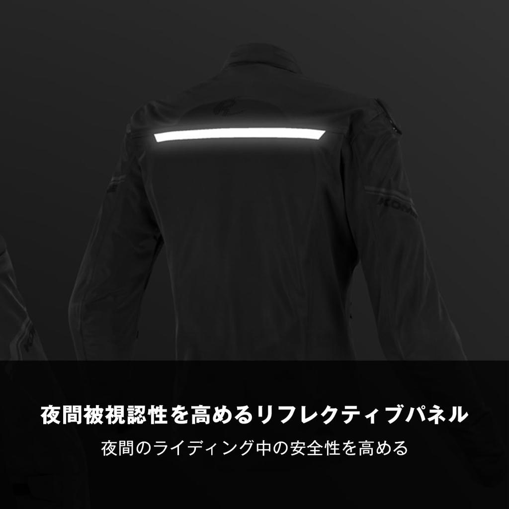 KOMINE 2025 Model JK-176 Enigmalite Mesh Parka for Motorcycles for Spring and Summer, CE Standard Protector, Mesh, Navy Marble M