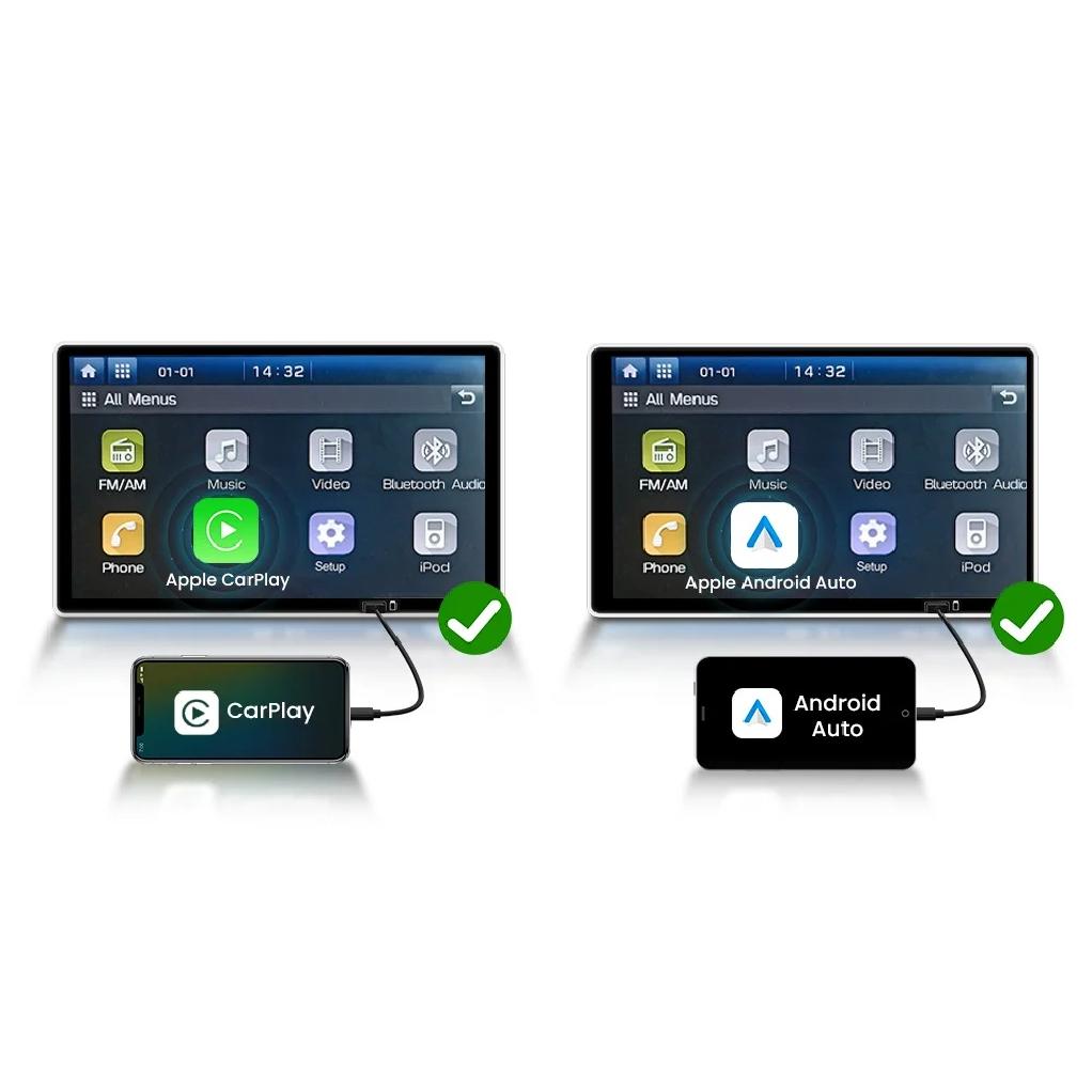 CarlinKit Mini Ultra 3 Wireless CarPlay Android auto Adapter for Car infotainment Upgrade BT 5.4GHz Wifi 5.8GHz OTA Compact
