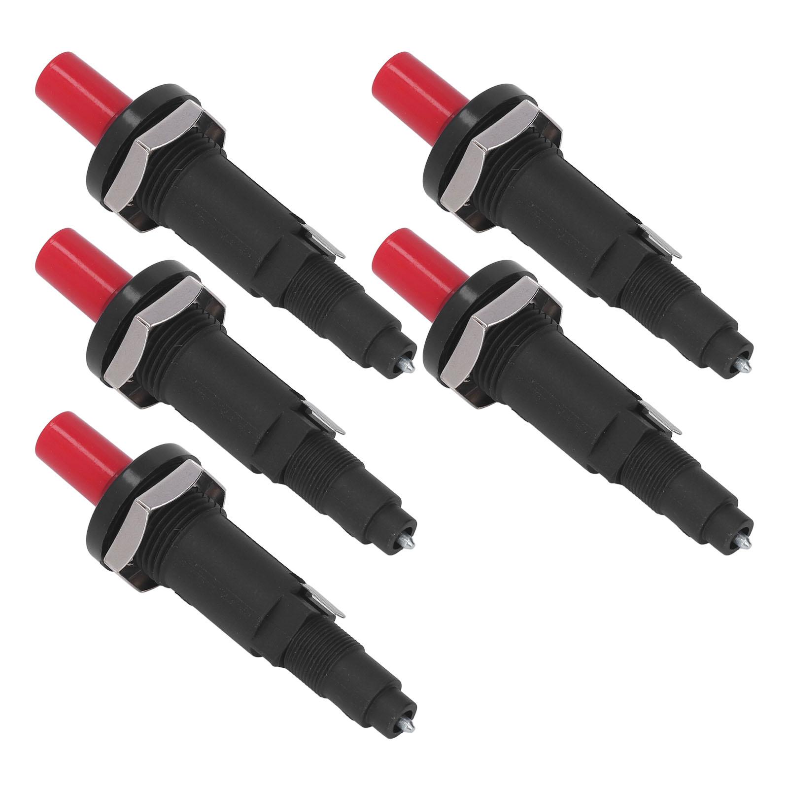 

5PCS Piezo Igniter 1 Out 2 Spark PP Shell Push Button Grill Igniters for Outdoor Cooking