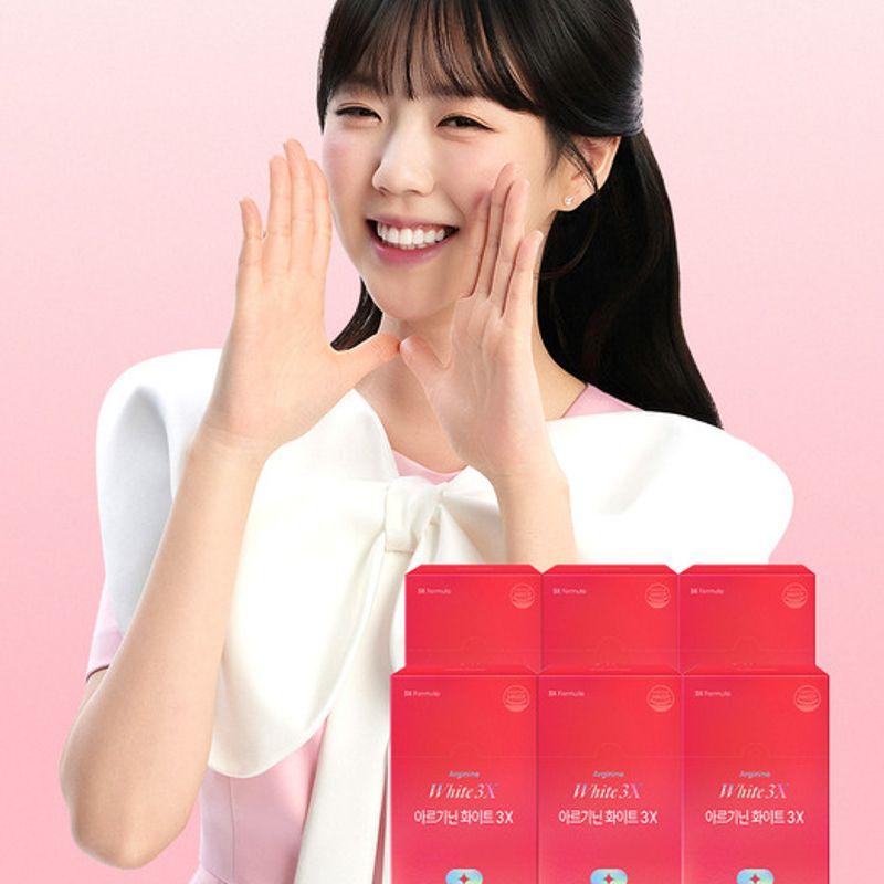 

Jiyeun Arginine White 3X 15 Packets, 6 Boxes (3-Month Supply)