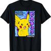 Pokémon 0025 Pikachu Kanji Electric Action Poster T-Shirt