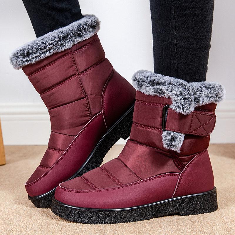 Women Boots Snow Plush Women's Boots Platform Women Shoes Soft Keep Warm Ladies Shoes New Winter Shoes Women Botas Mujer