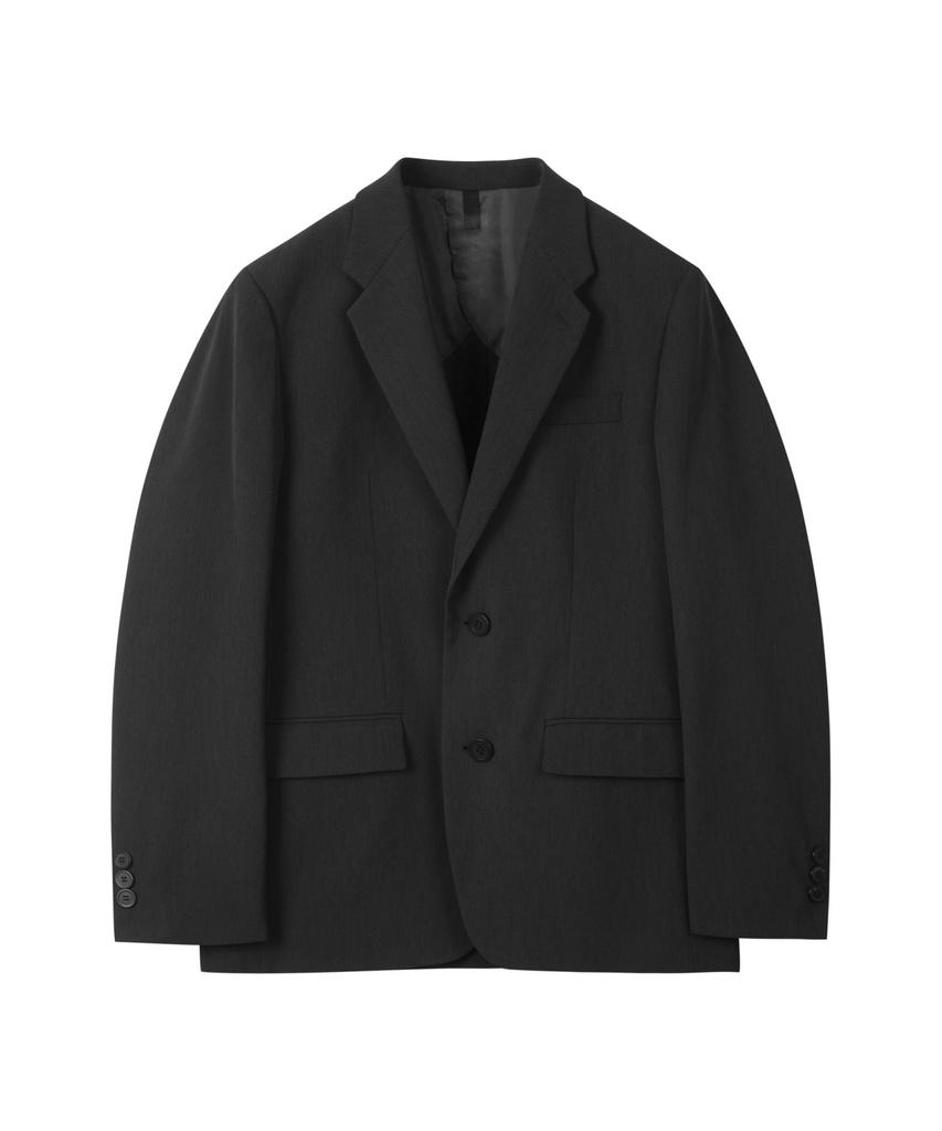 Customellow Dark Gray Slim Fit Setup Jacket Cwjam25404Gyd