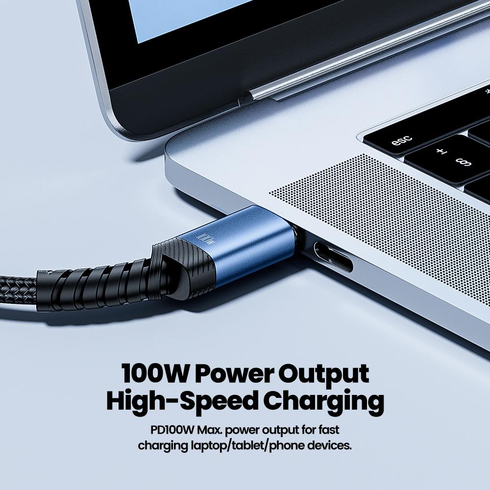 Toocki Type C to Type C Cable 100W PD Fast Charging Charger USB C to USB C Cable For POCO F3 Realme Macbook Samsung iPad