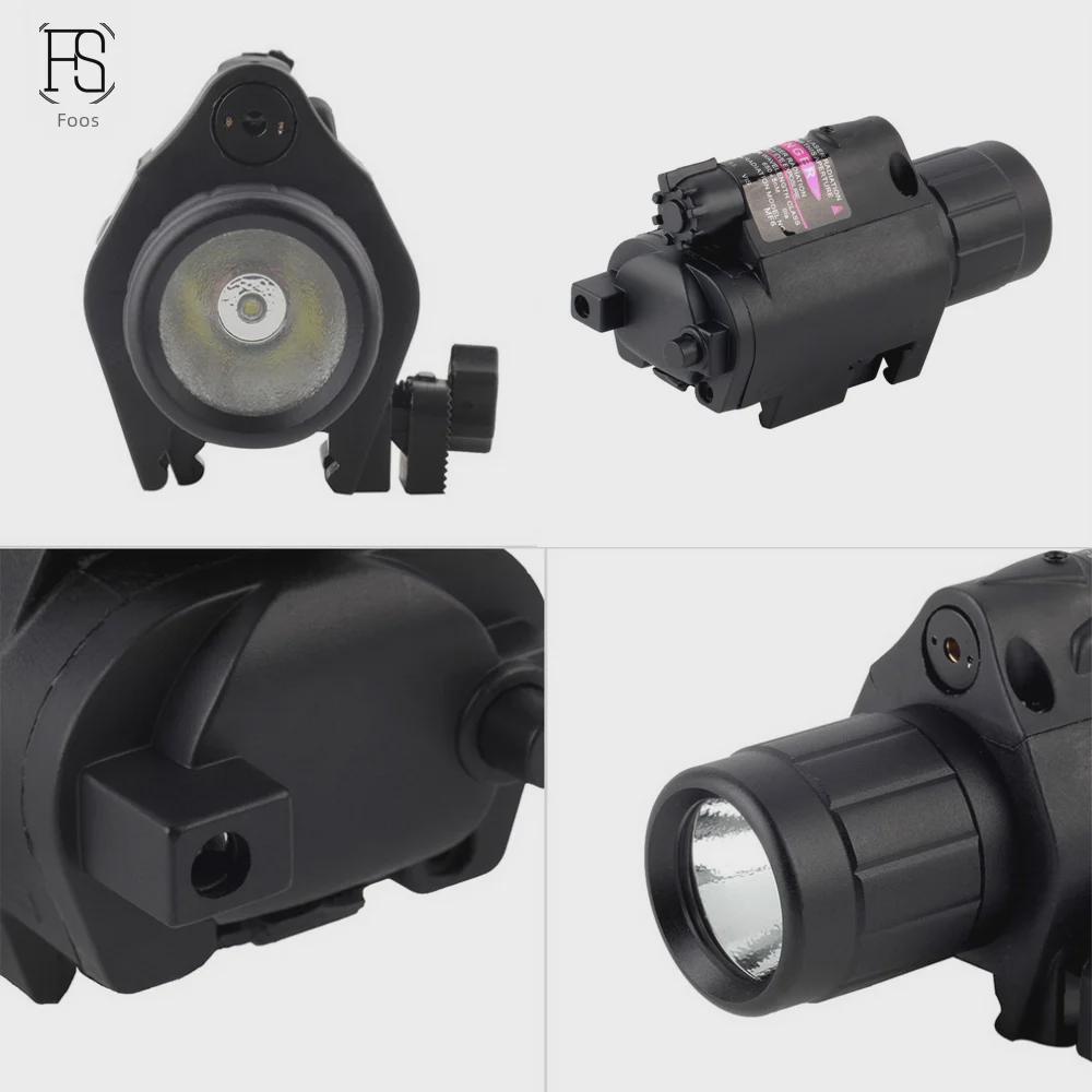 Taktische LED-Taschenlampe M6: Multifunktionales, starkes Licht mit Laser und 20-mm-Schienenintegration