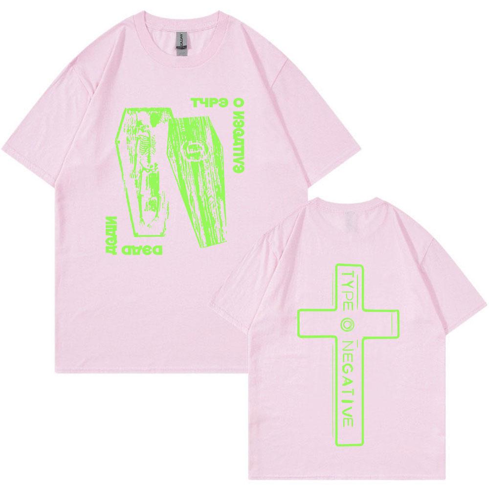 Type O Negative Dead Again Tričko Pánské Dámské Gotická Rocková Kapela Vintage Tričko s Krátkým Rukávem 100% Bavlna Ležérní Trička Streetwear