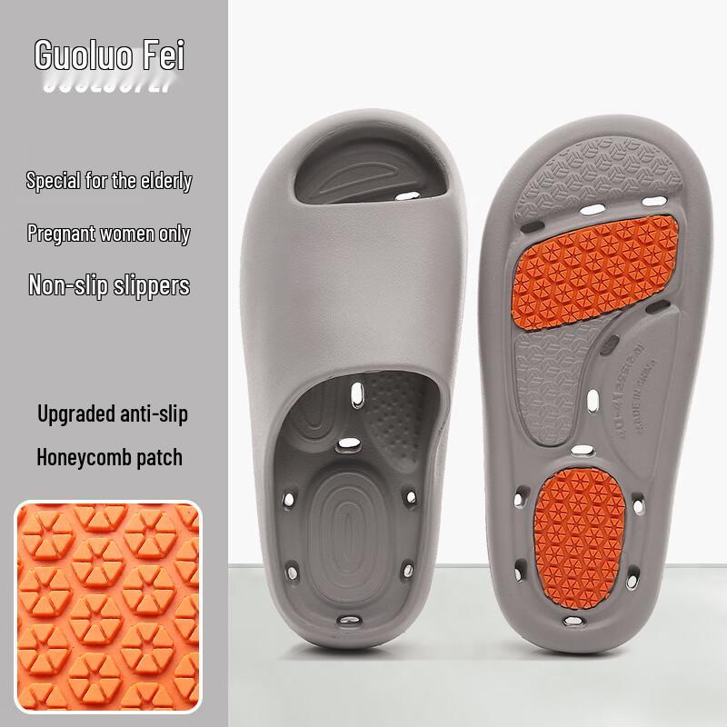 Guoluofei Quick-Dry Anti-Slip Shower Slippers 40-41