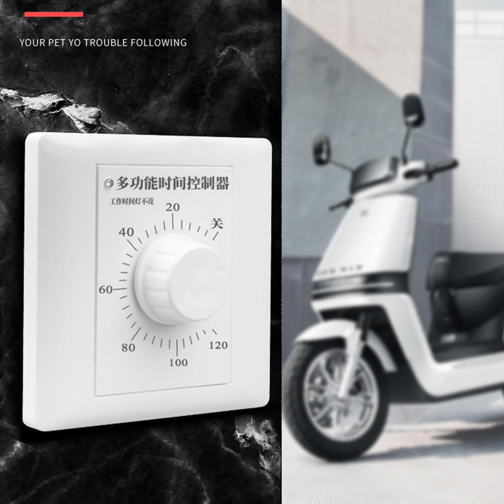 AC220V Timer Switch Control Pump Mechanical Countdown Control Interruptor 60/120 Minutes for Time Switch Controller
