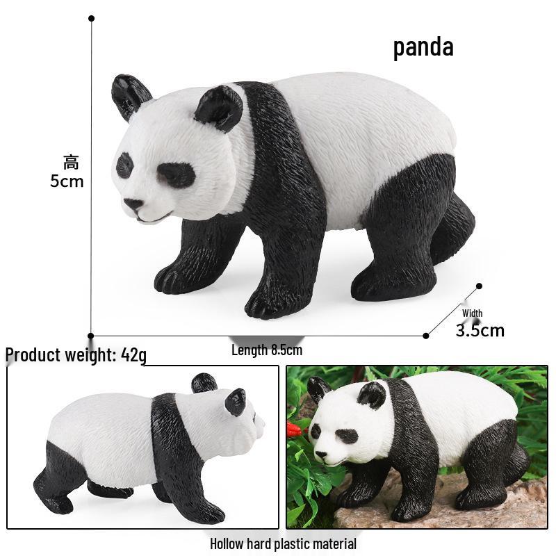 Children's Farm Animal Models: Cow, Pig, Rooster, Donkey, Duck, Cat, Sheep - Plastic Toy Set