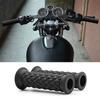 Motocycle Hand Grips Rubber Anti Slip Retro Unique Diamond Design Motocycle Handlebar Grips