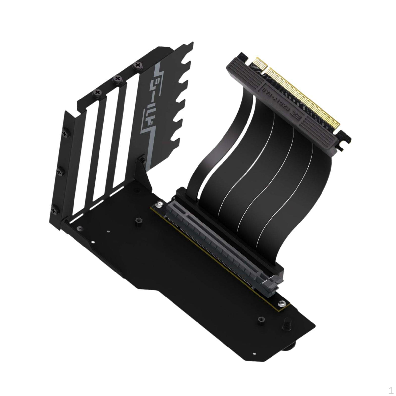 

Вертикальний кронштейн для підтримки графічного процесора, що легко встановлюється, допоміжний комплект для материнської плати, тримач відеокарти White NO Light