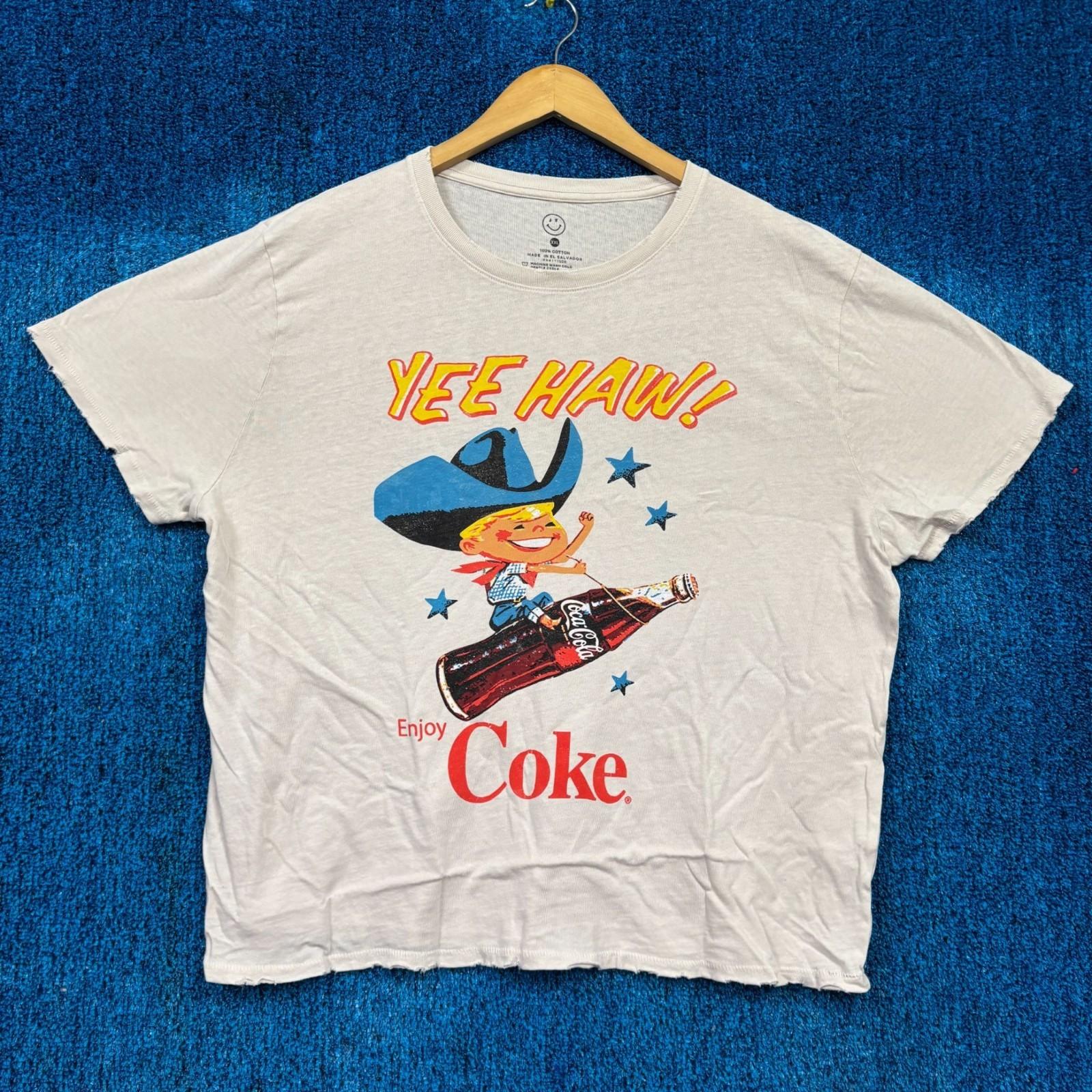 Coca Cola “Yee Haw” Graphic T-Shirt Size XXL S