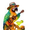 Solar Parrot Garden Light LED Solar Powered Tropical Bird Pathway Light Outdoor Waterproof