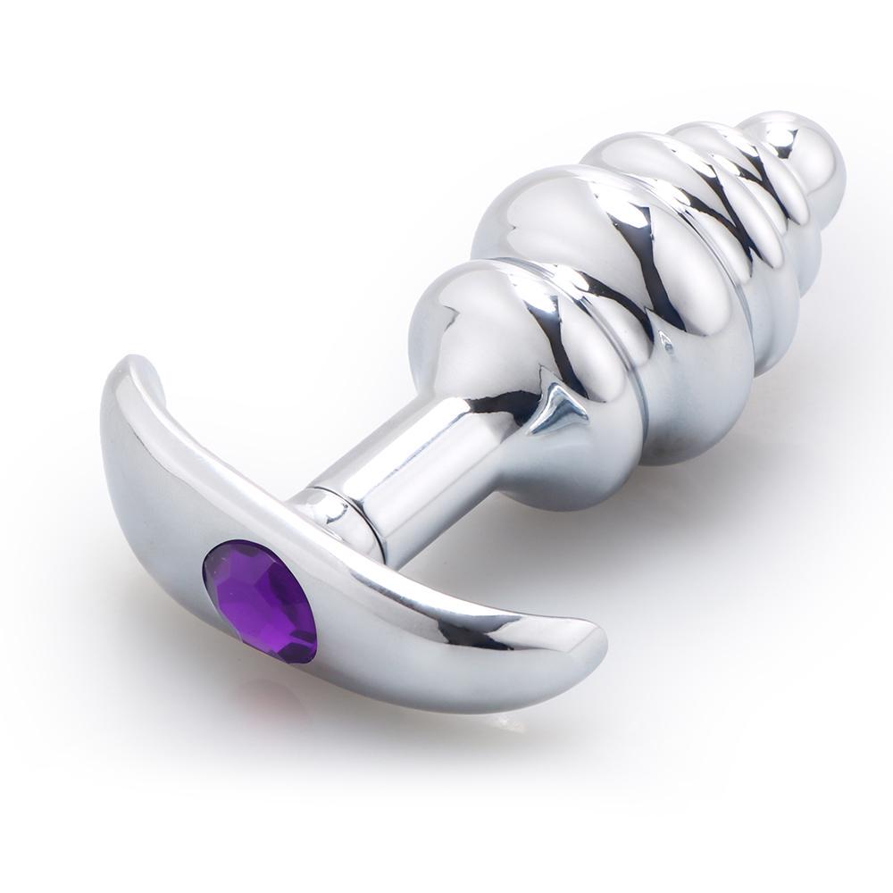 MoDi A-nal Fiş Kristal Elmas Butt Plug Seks anal Oyuncaklar Alüminyum Alaşım 