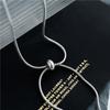 Retro Korean Style Adjustable Titanium Steel Necklace for Women - Long Simple Aesthetic Collarbone Chain