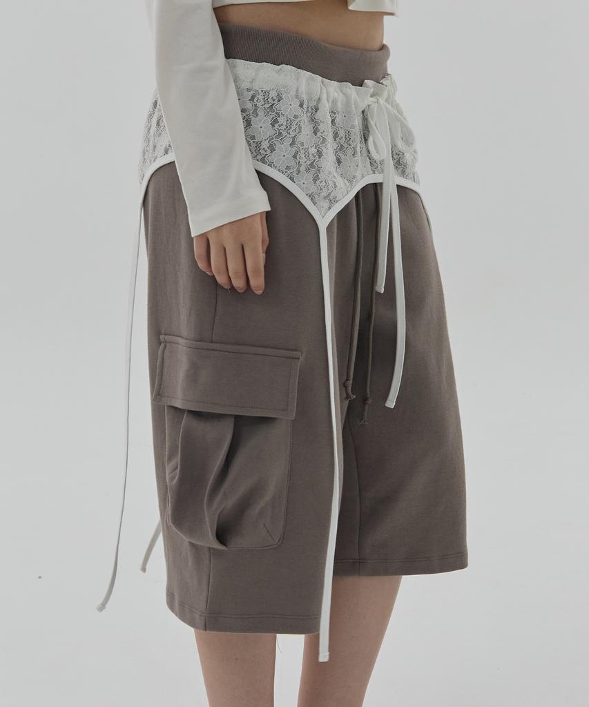 DEARSTALKER Audrey Cargo Bermuda Pants - Mocha