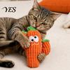 Plush Cactus Cat Toy Toy, Catnip Filled Chew Cute Handcrafted Stuffed Kitten Teething for Indoor Cats Entertainment